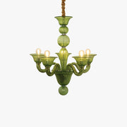 Silva Retro Chandelier Metal Glass Dining Room Living Room - Letslighting