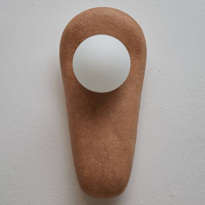 Cashae Modern Minimalist Resin Glass Wall Lamp - Lamp Copper