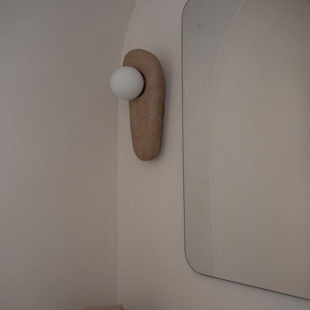 Cashae Modern Minimalist Resin Glass Wall Lamp - Lamp Copper