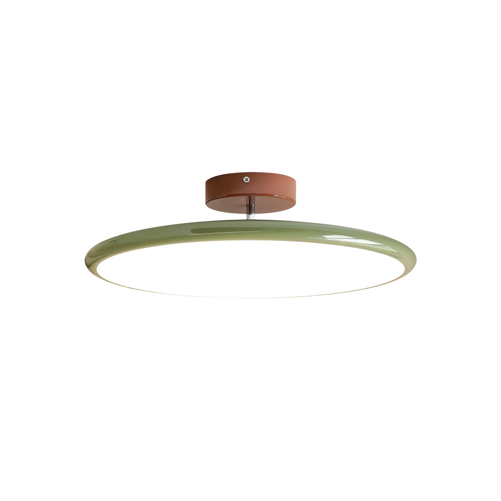 Azorila Modern Minimalist Green Metal Ceiling Lamp - Lamp Copper