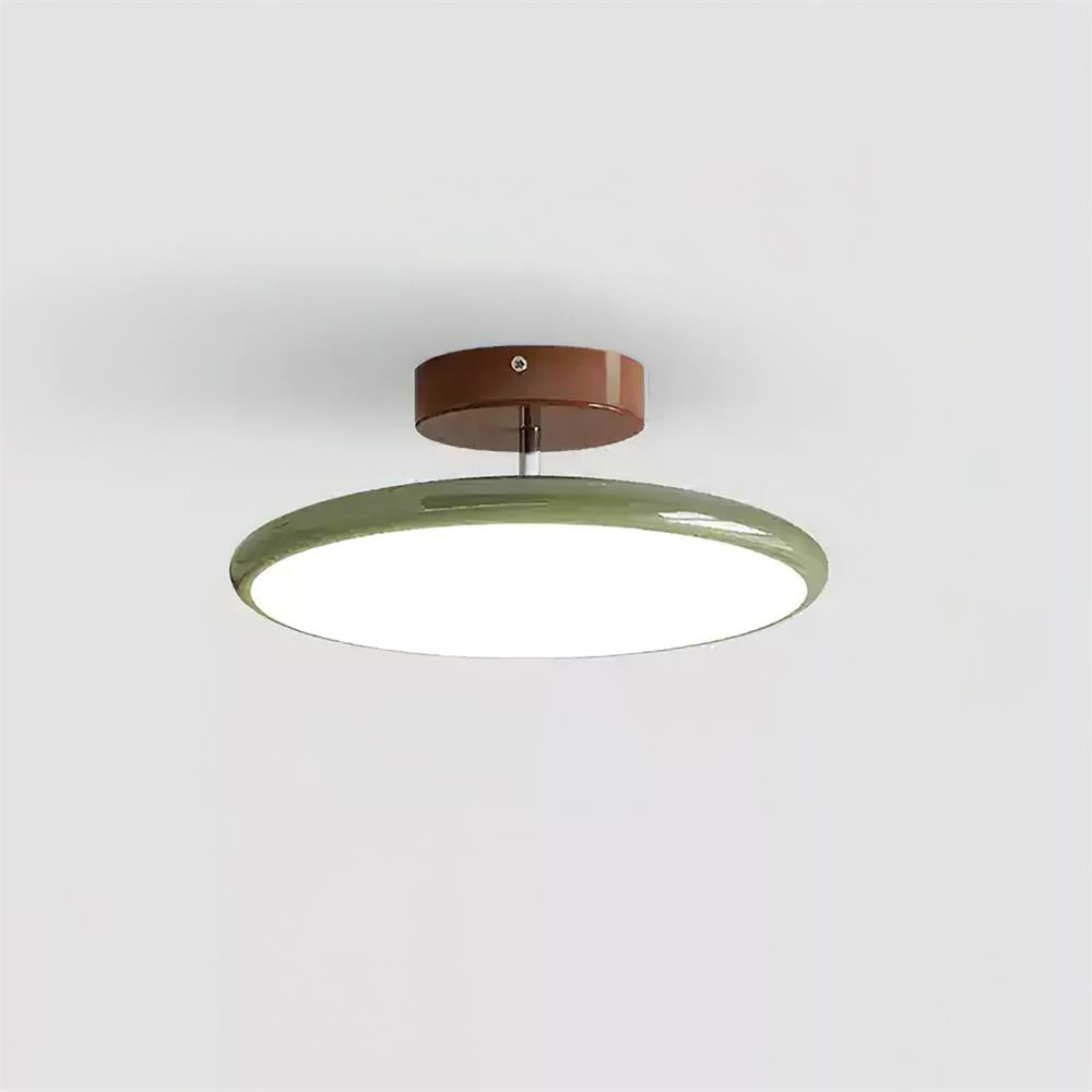 Azorila Modern Minimalist Green Metal Ceiling Lamp - Lamp Copper