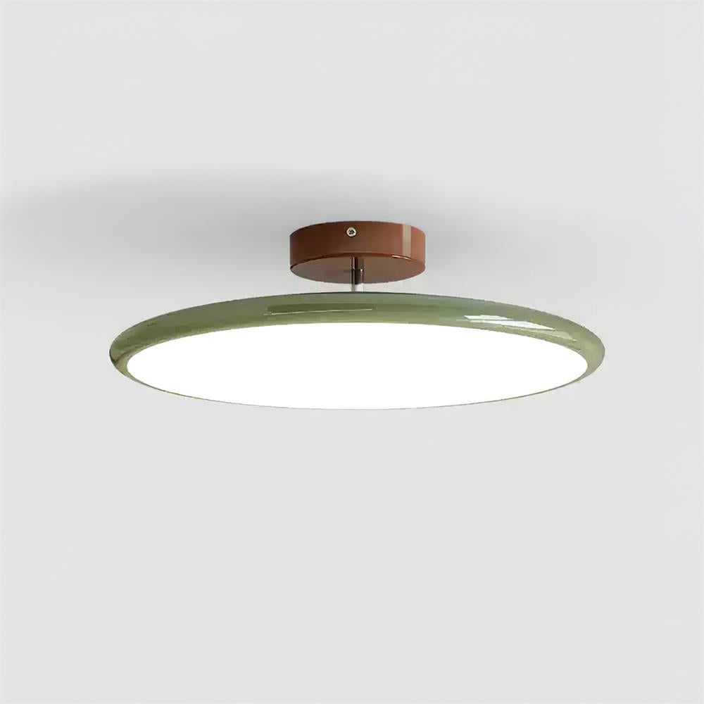 Azorila Modern Minimalist Green Metal Ceiling Lamp - Lamp Copper