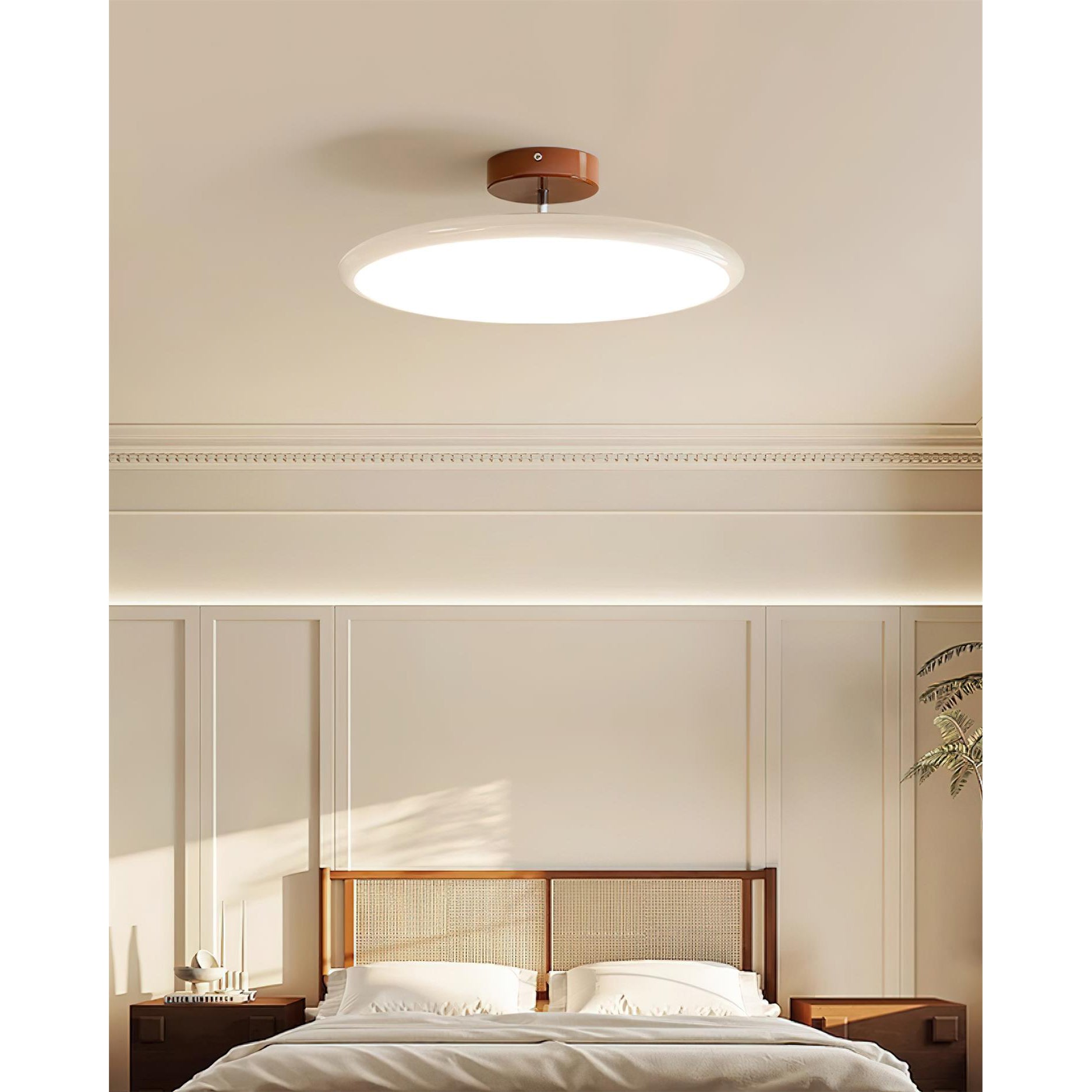 Azorila Modern Minimalist Green Metal Ceiling Lamp - Lamp Copper