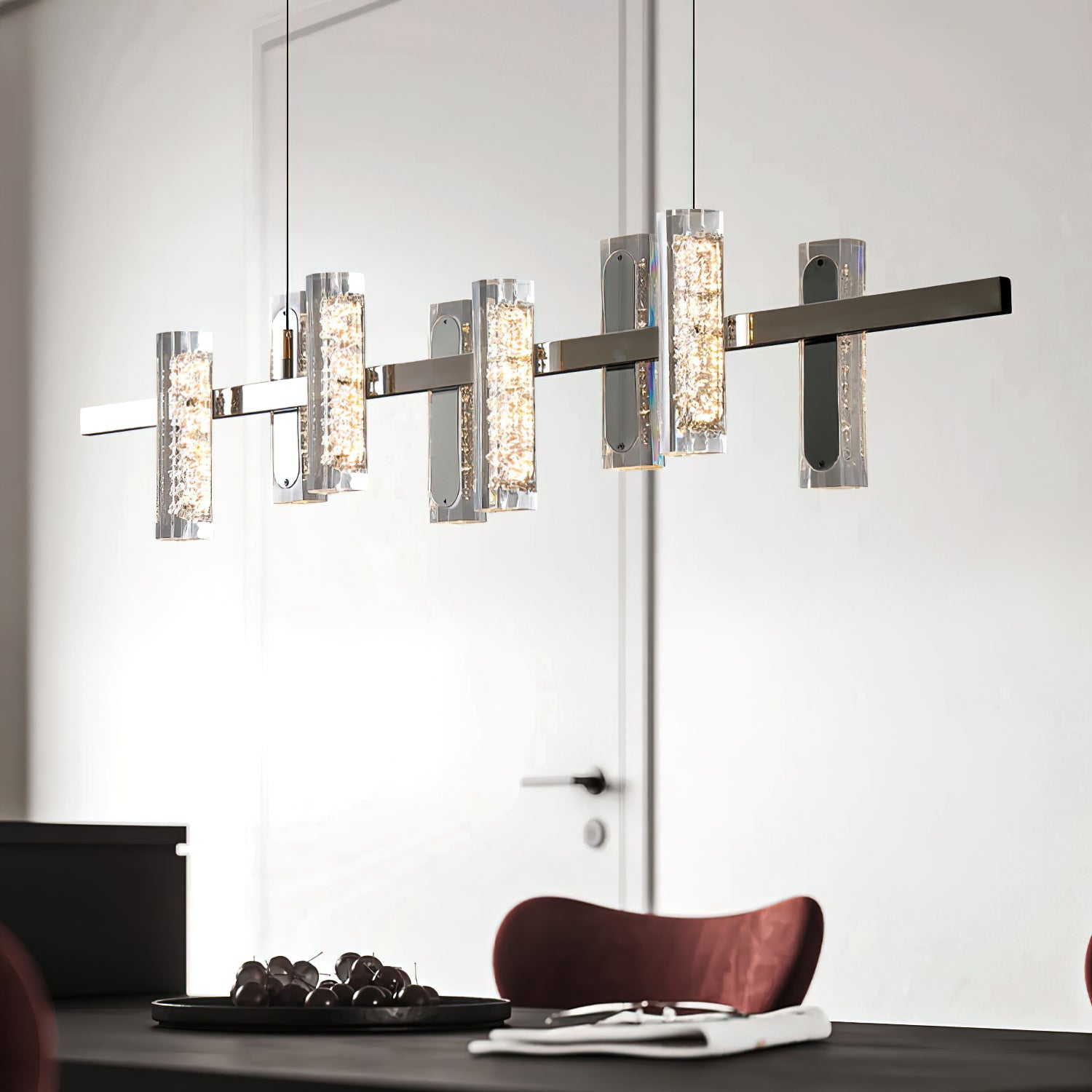 Evsola Modern Minimalist Metal Pendant Light - Lamp Copper
