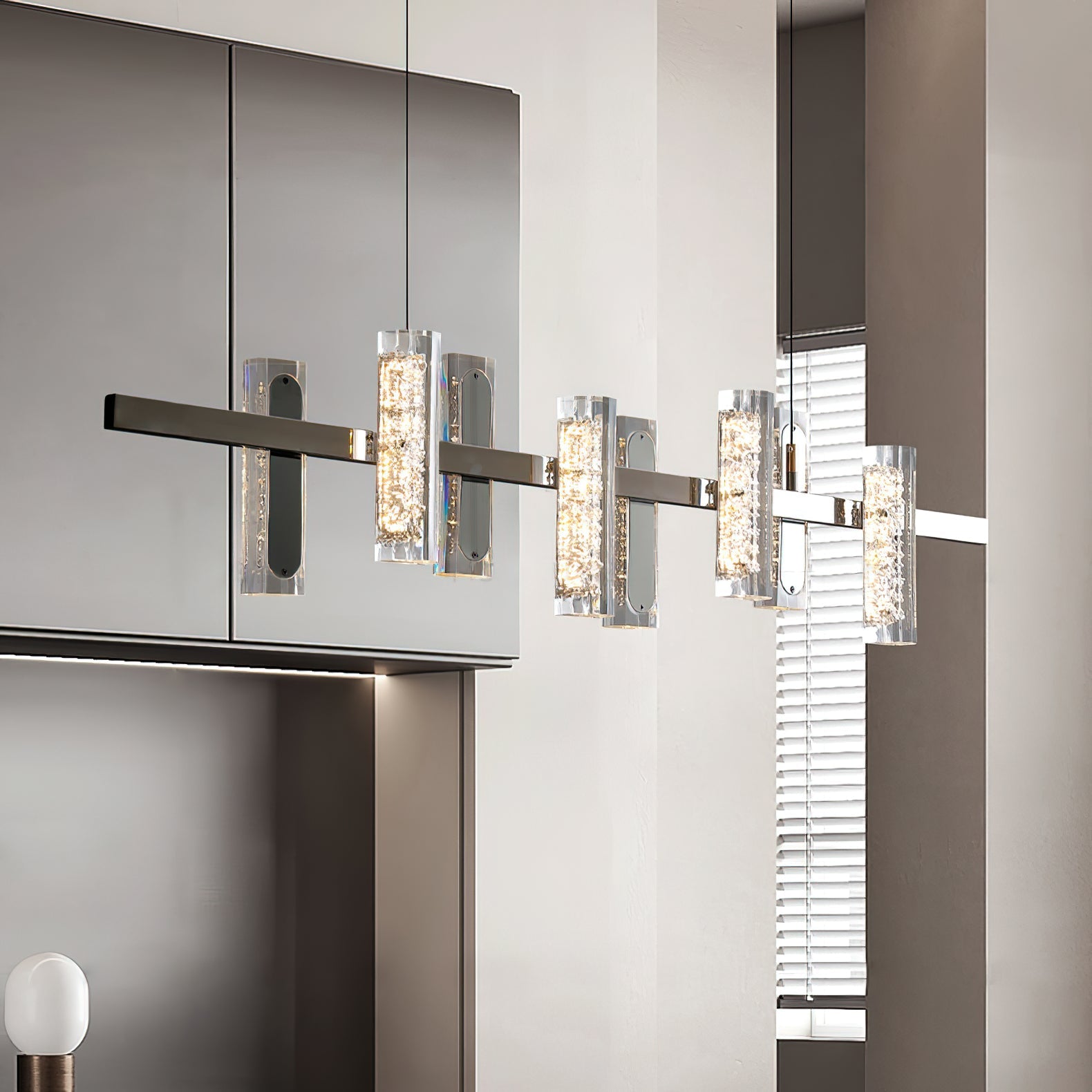 Evsola Modern Minimalist Metal Pendant Light - Lamp Copper
