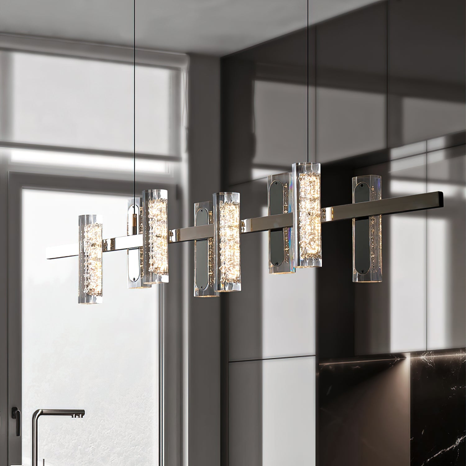 Evsola Modern Minimalist Metal Pendant Light - Lamp Copper
