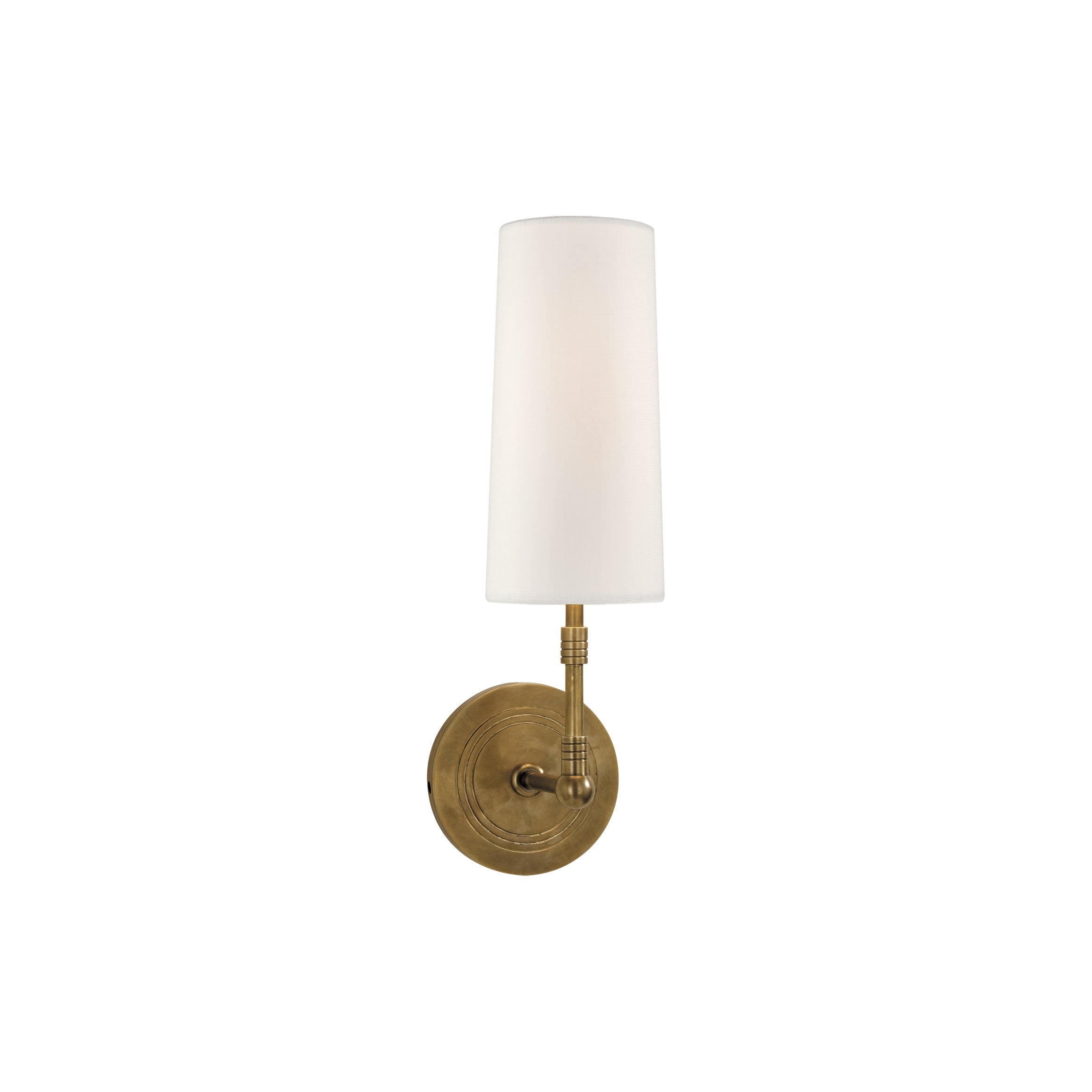 Ernorora Vintage Industrial Brass Fabric Wall Lamp - Lamp Copper