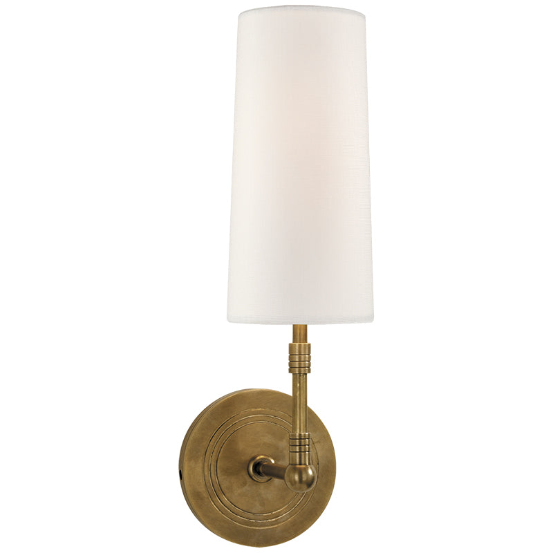 Ernorora Vintage Industrial Brass Fabric Wall Lamp - Lamp Copper