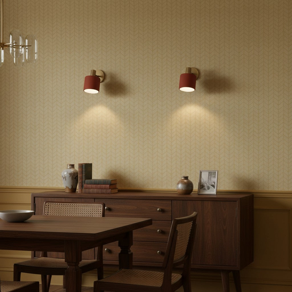 Kiln Porcelain Metal Wall Sconce