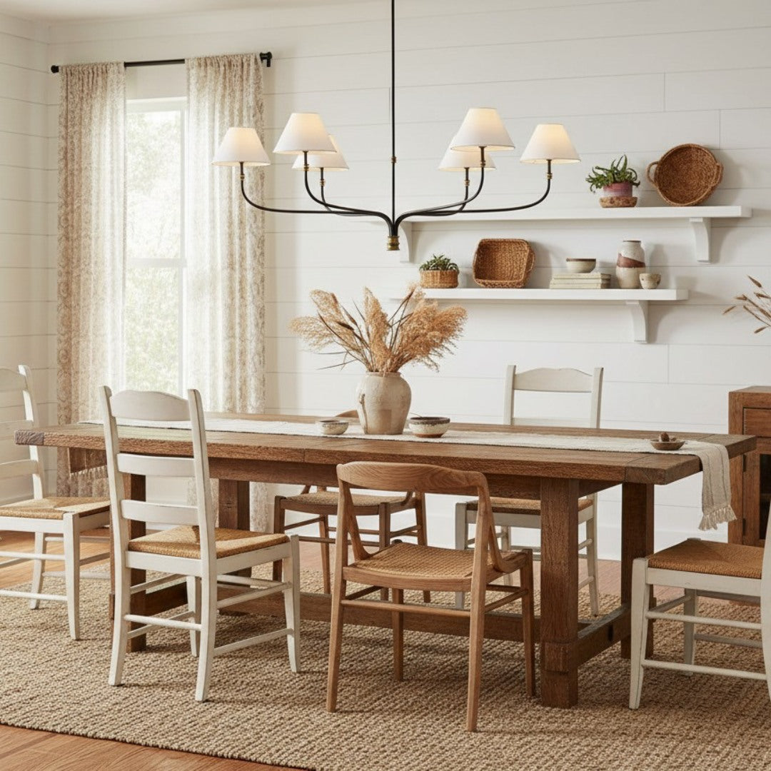 Verge Multi-light Fabric Chandelier