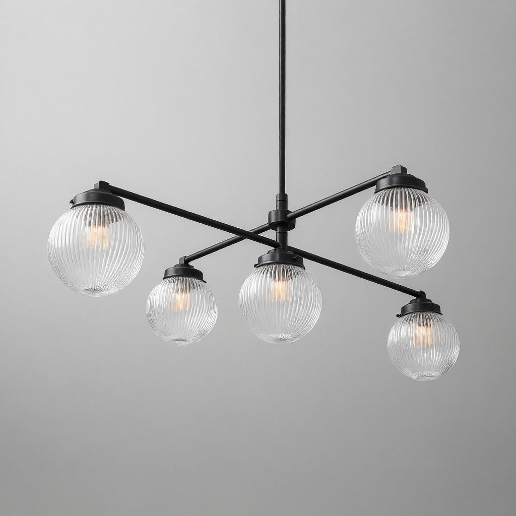Pearl Multi-Light Brass Chandelier