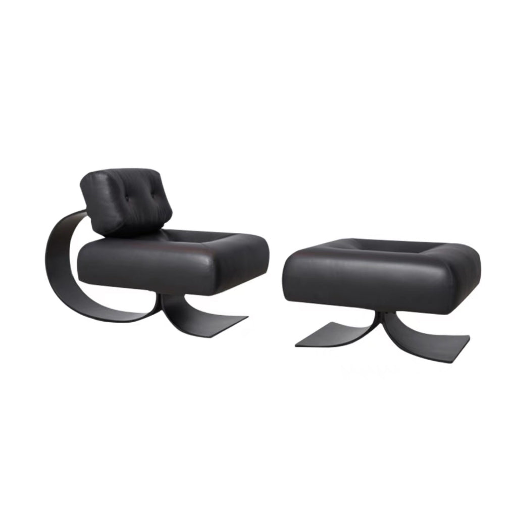 Claude Set of 2 - Funky Furniture Black Chairs for Stylish Living Spaces