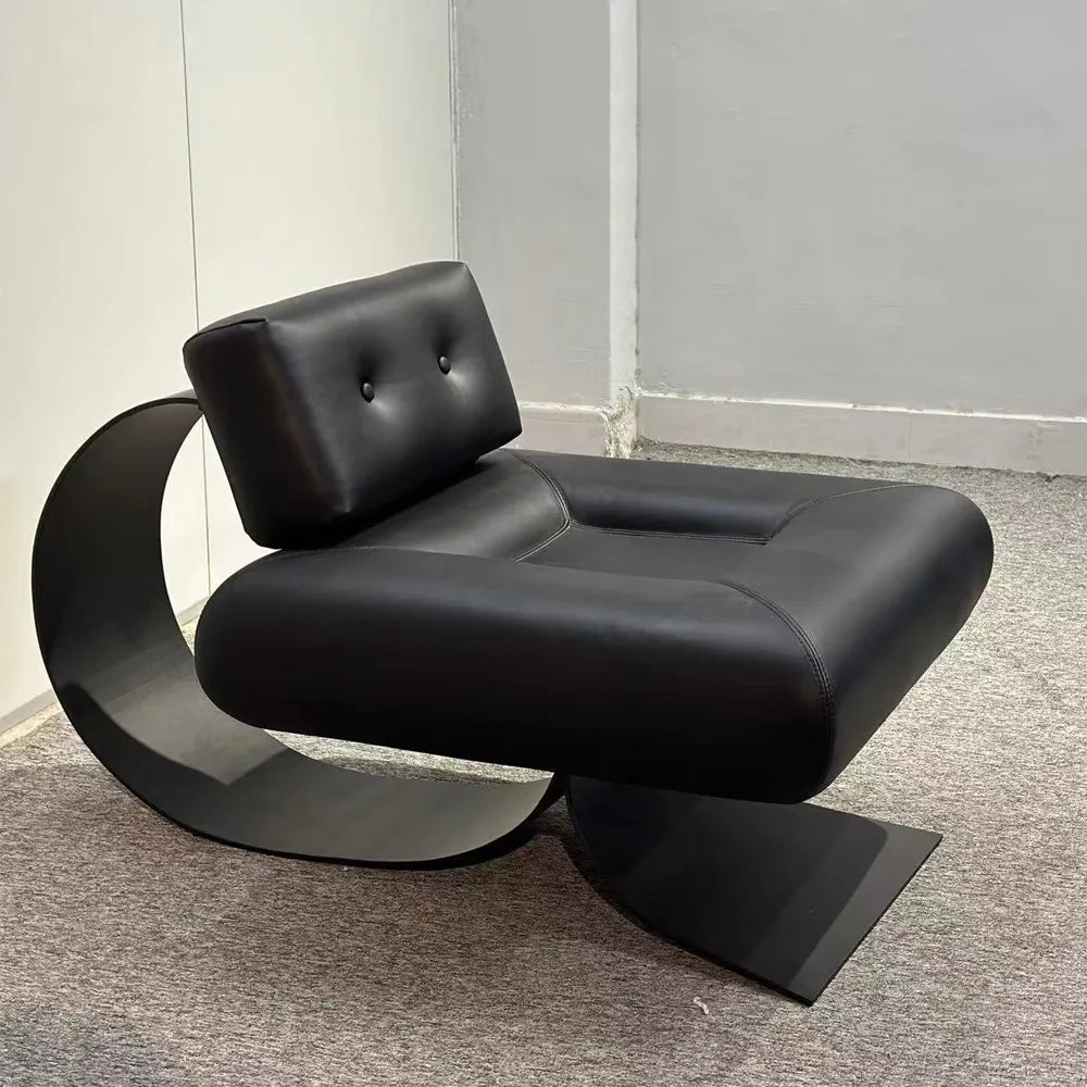 Claude Set of 2 - Funky Furniture Black Chairs for Stylish Living Spaces