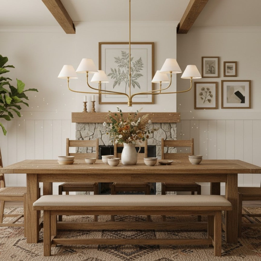 Verge Multi-light Fabric Chandelier
