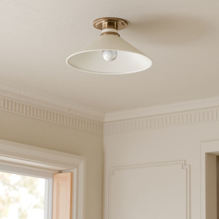 Grange Ceiling Light Metal&Glass