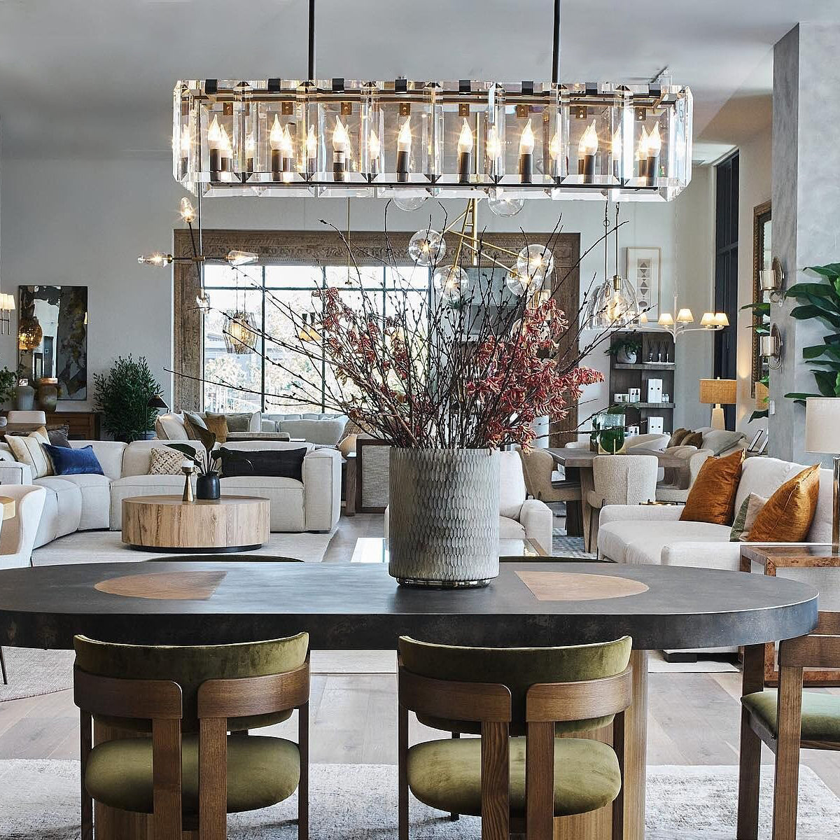 Serena Rectangular Chandelier