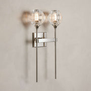 Margaux Double Sconce in Nickel