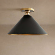 Amelie Small Flush Mount in Black