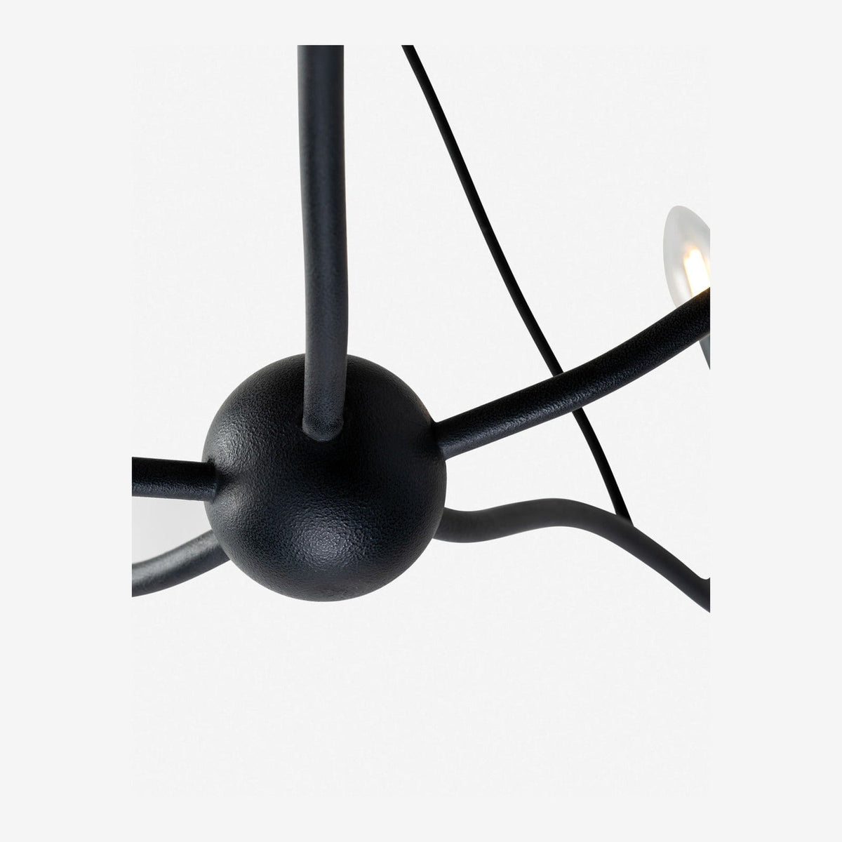 Amaranth Forged Iron Chandelier 6-Light
