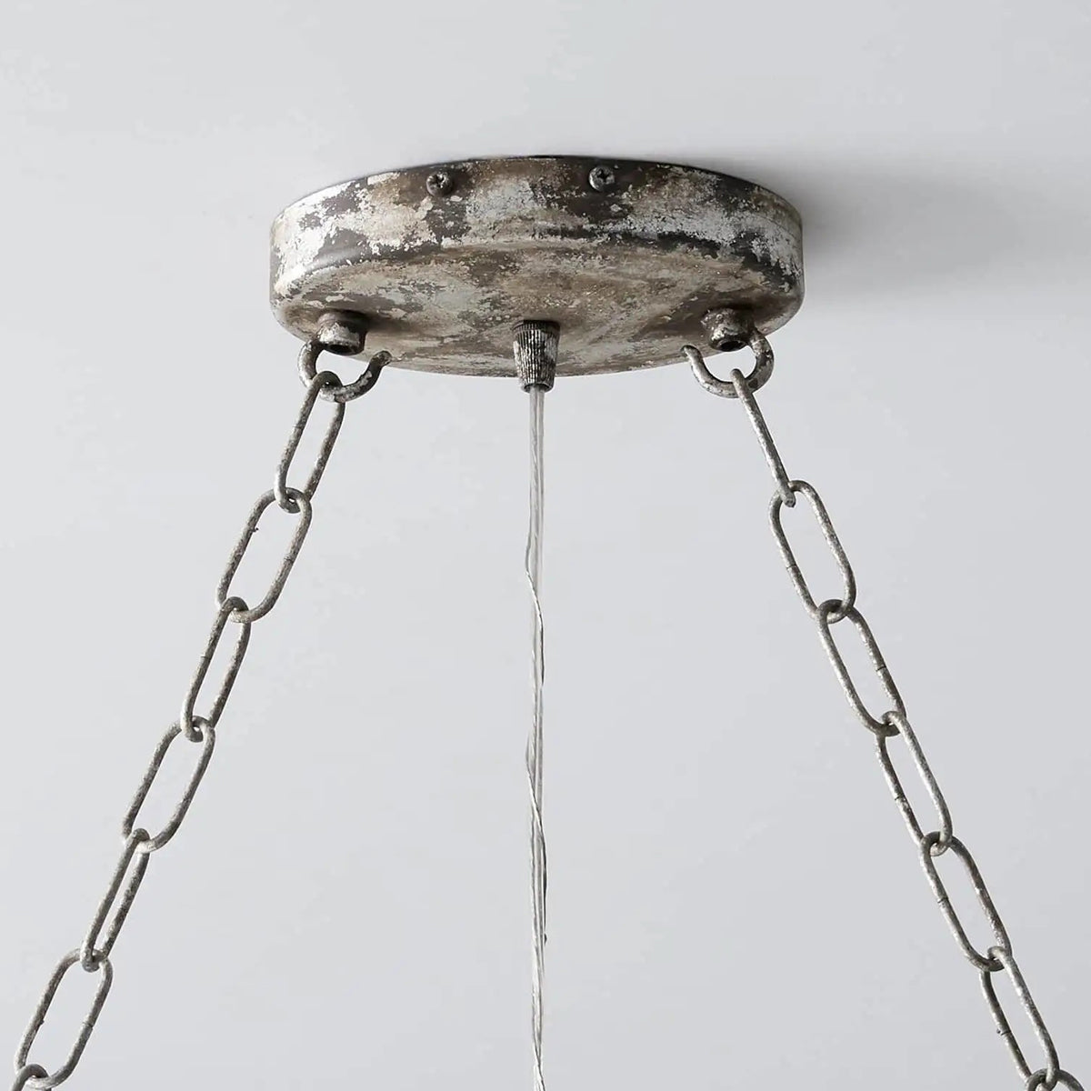 Genevieve Rectangular Chandelier in Silver