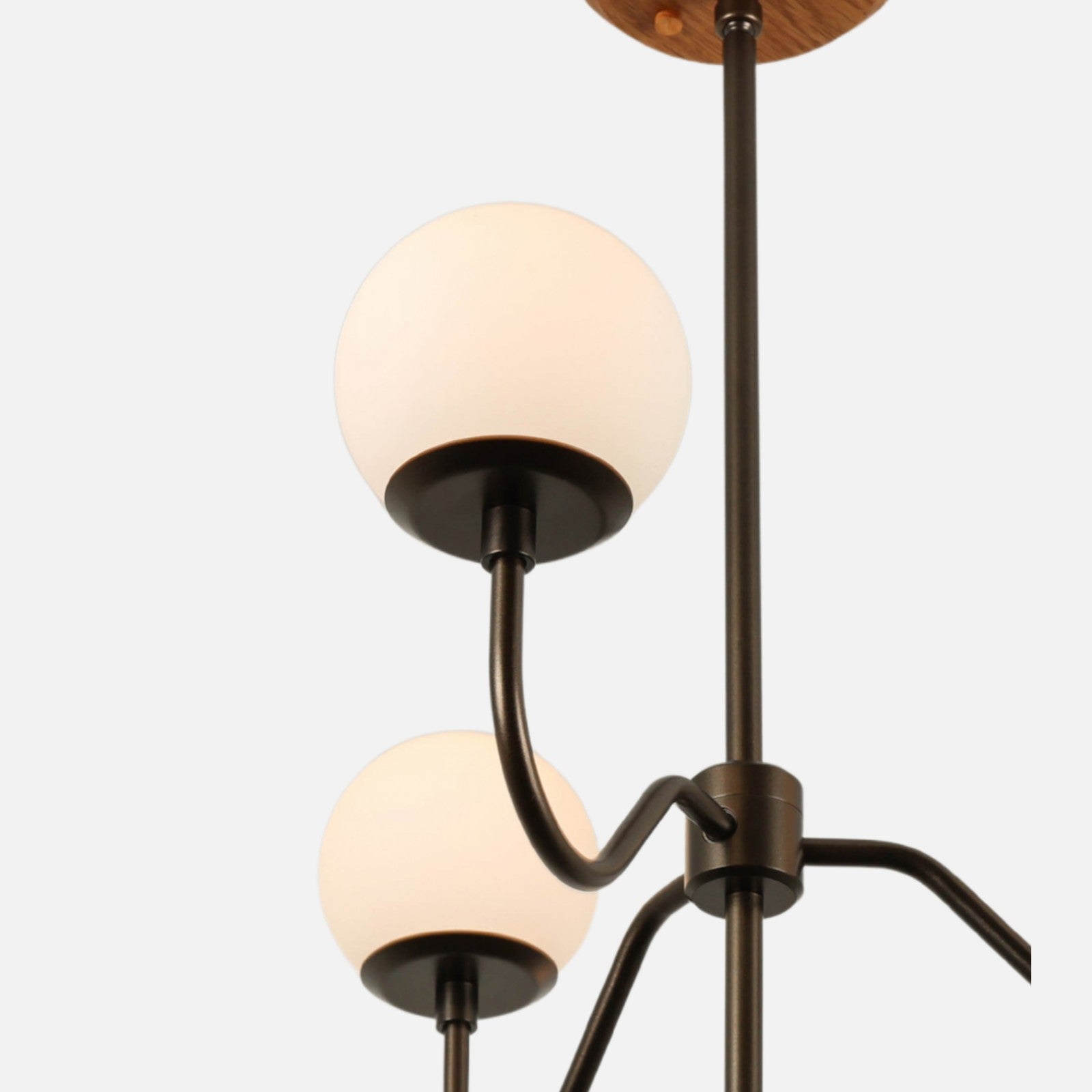 Nolan Opal Glass Globe Chandelier