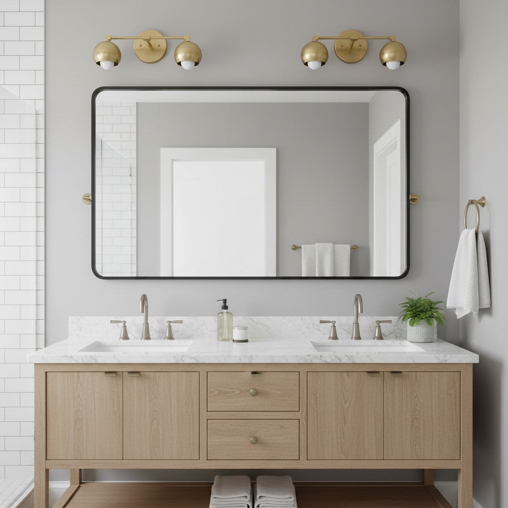Chroma Globe Wall Sconce Bathroom Light
