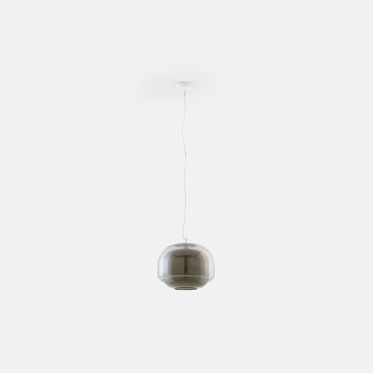Orbit Modern Mushroom Pendant Light Colored Glass