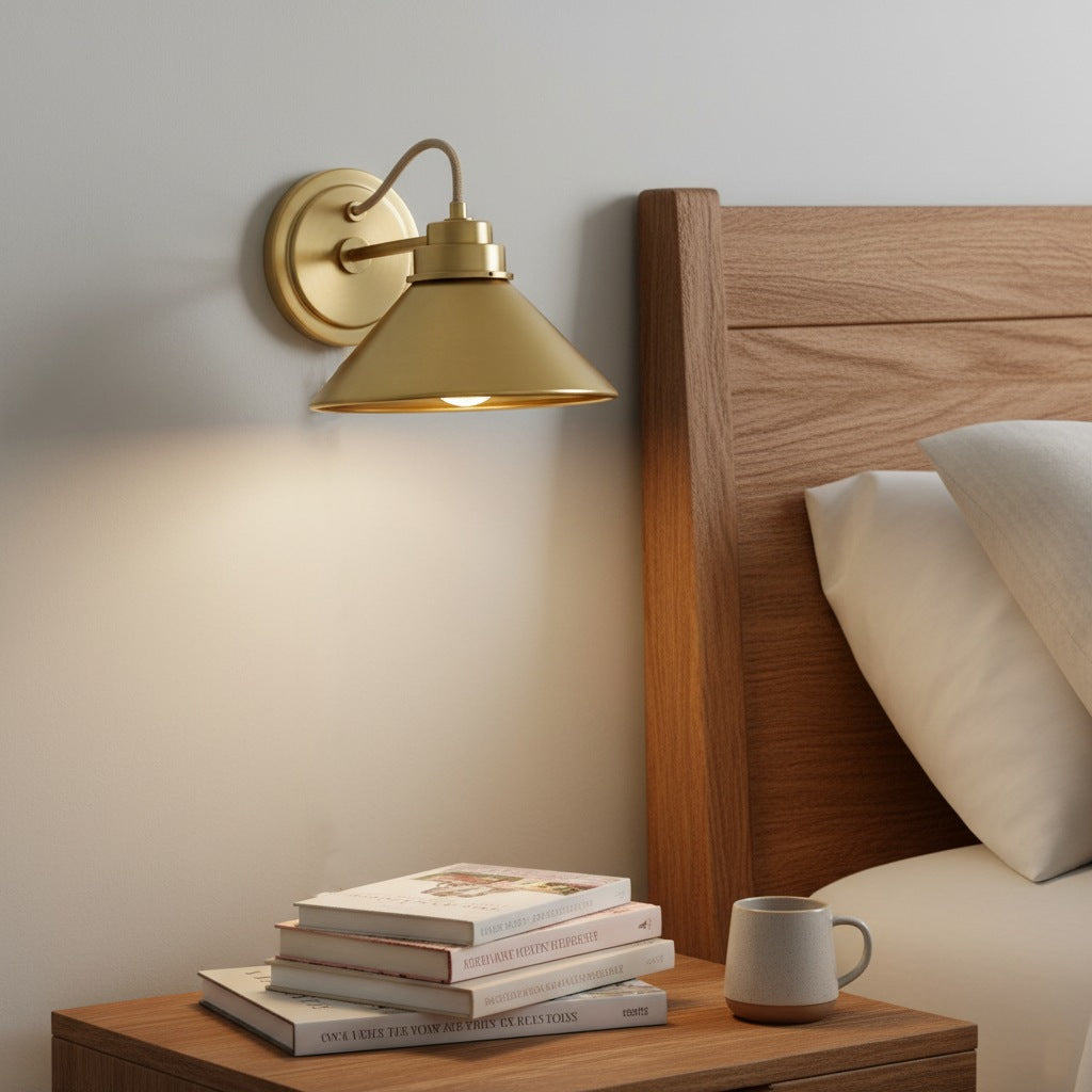 Grange Wall Lamp Metal&Glass