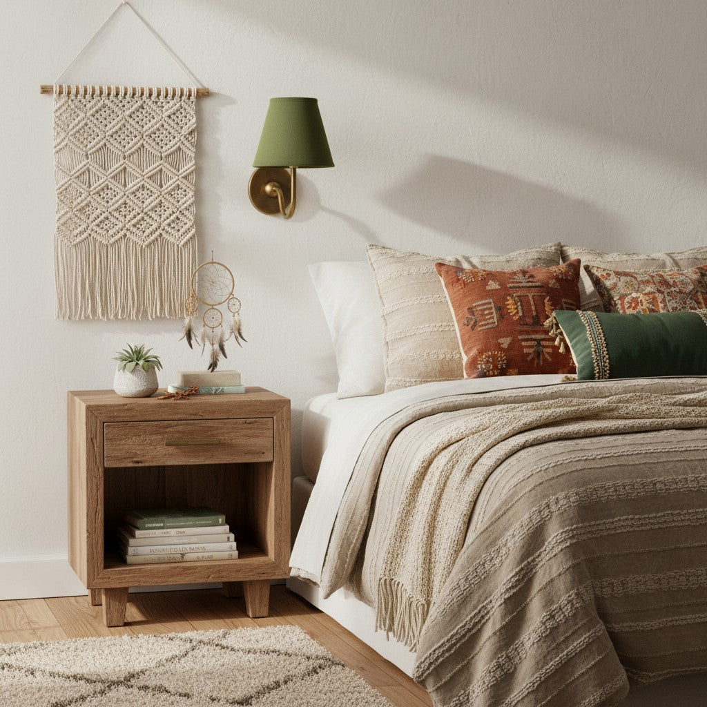 Grace Brass Linen Wall Lamp