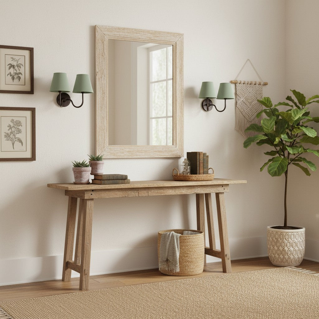 Grace Brass Linen Wall Lamp