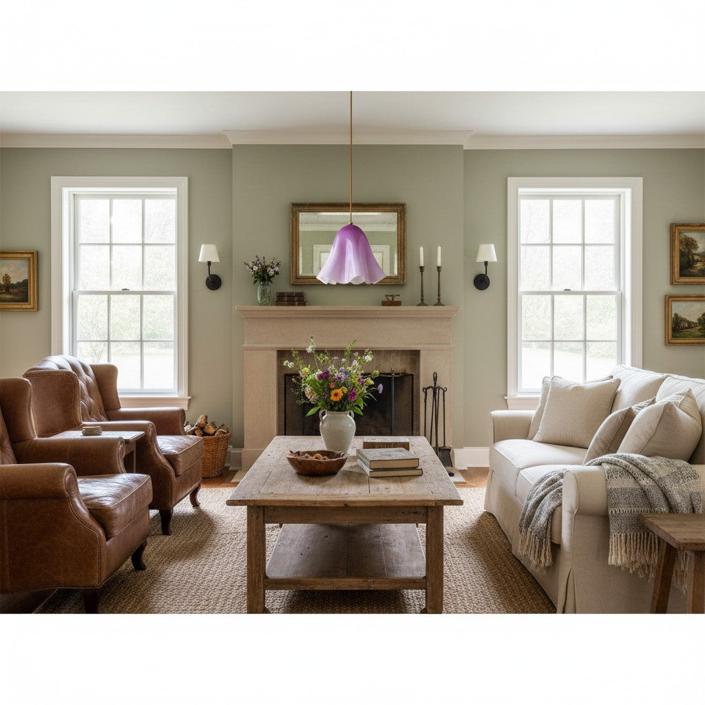 Musa Artistic Glass Modern Bloom Inspired Ceiling Lamp