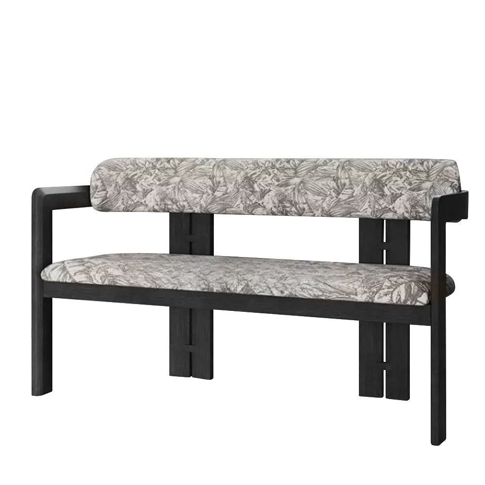 Anton Bench Chair - Dining Chairs with Arms & Fabric Dining Chairs for Modern Dining