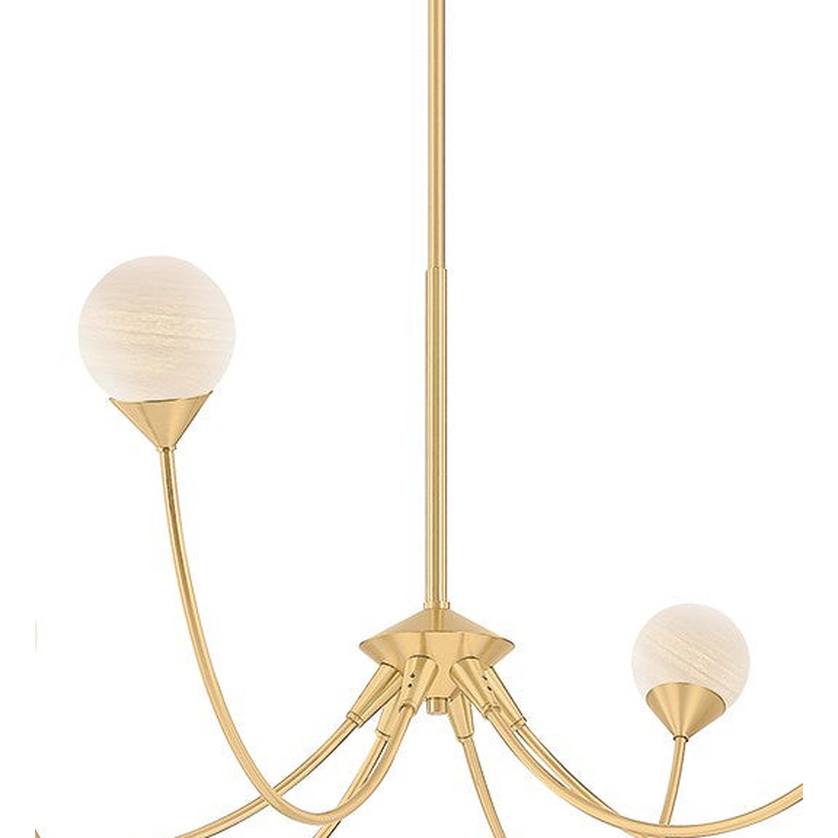 Koda Cloud Glass Six-Light Chandelier