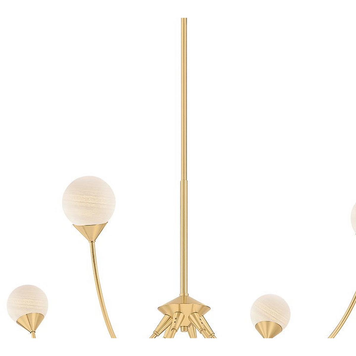 Koda Cloud Glass Six-Light Chandelier