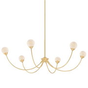 Koda Cloud Glass Six-Light Chandelier