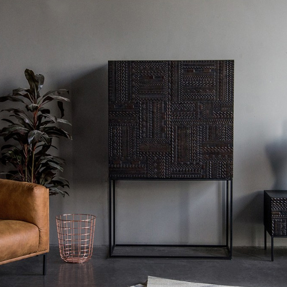 Ansel Cabinet - Functional Entryway Storage Cabinet with Drawers