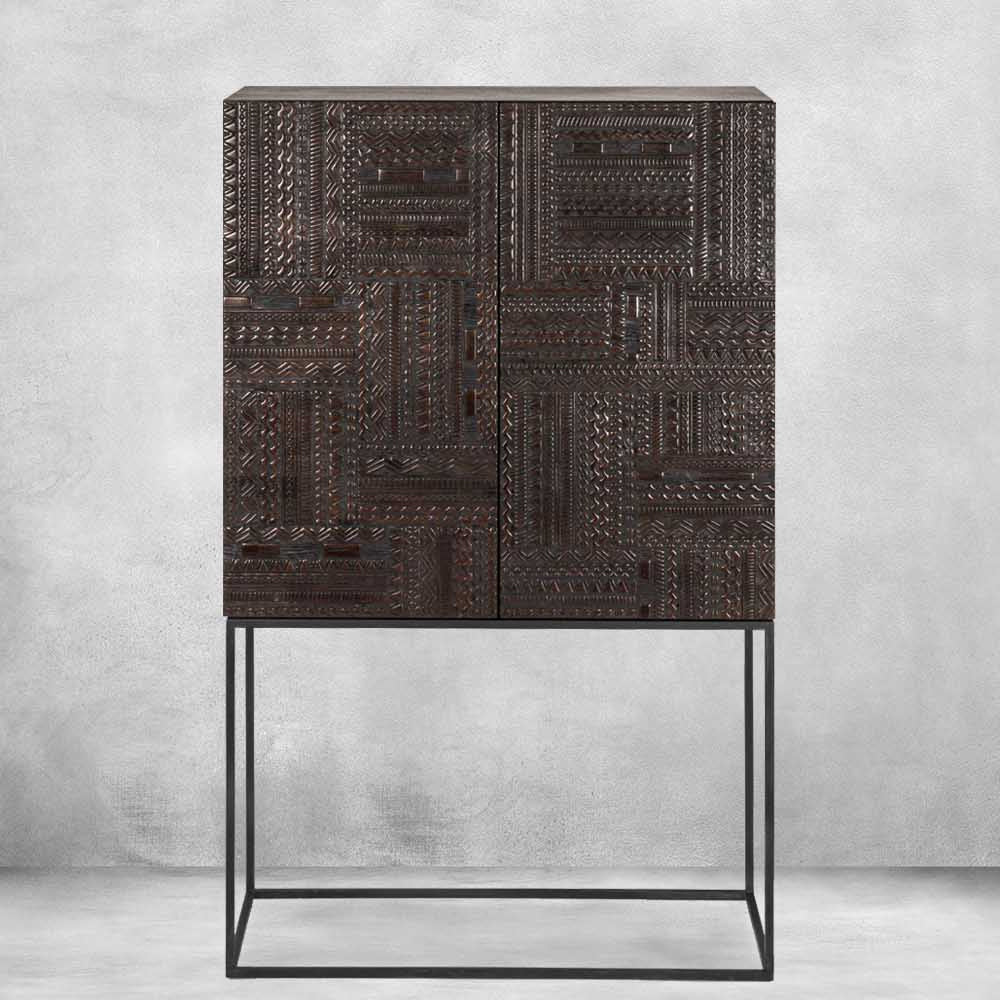 Ansel Cabinet - Functional Entryway Storage Cabinet with Drawers