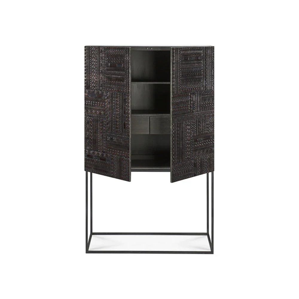 Ansel Cabinet - Functional Entryway Storage Cabinet with Drawers