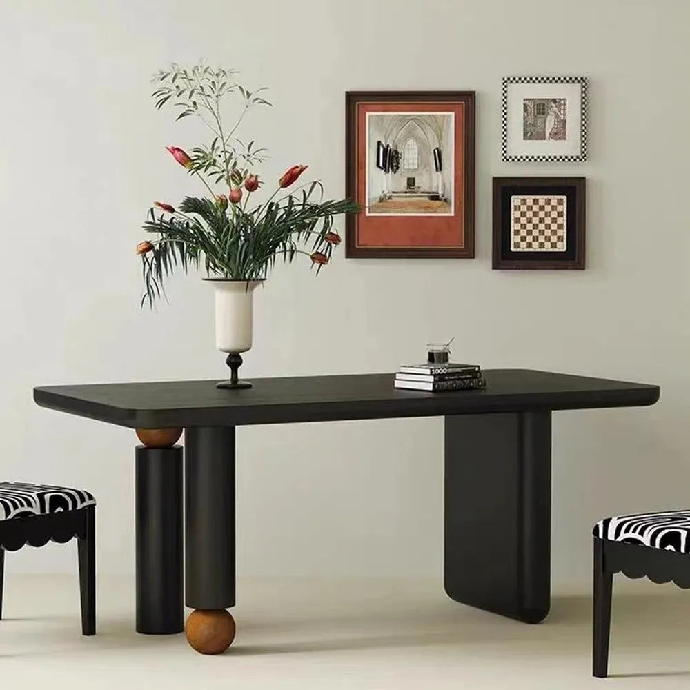 Philip Room Table - Unique Rectangle Table for Modern Dining Spaces