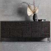 Ruby Cabinet with Storage - Modern Sideboard & Black Entryway Cabinet for Elegant Spaces