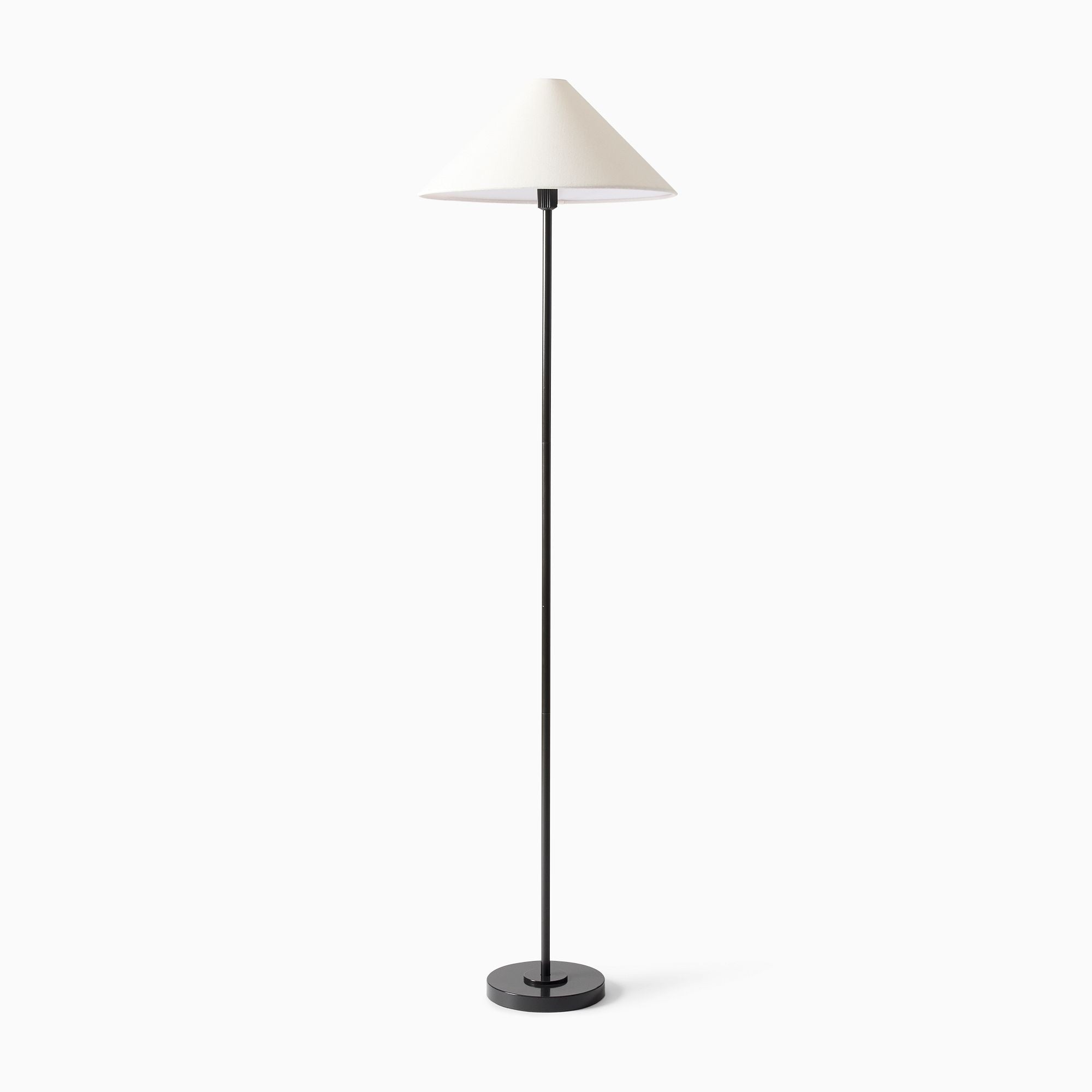 Vector Metal Linen Shade Floor Lamp
