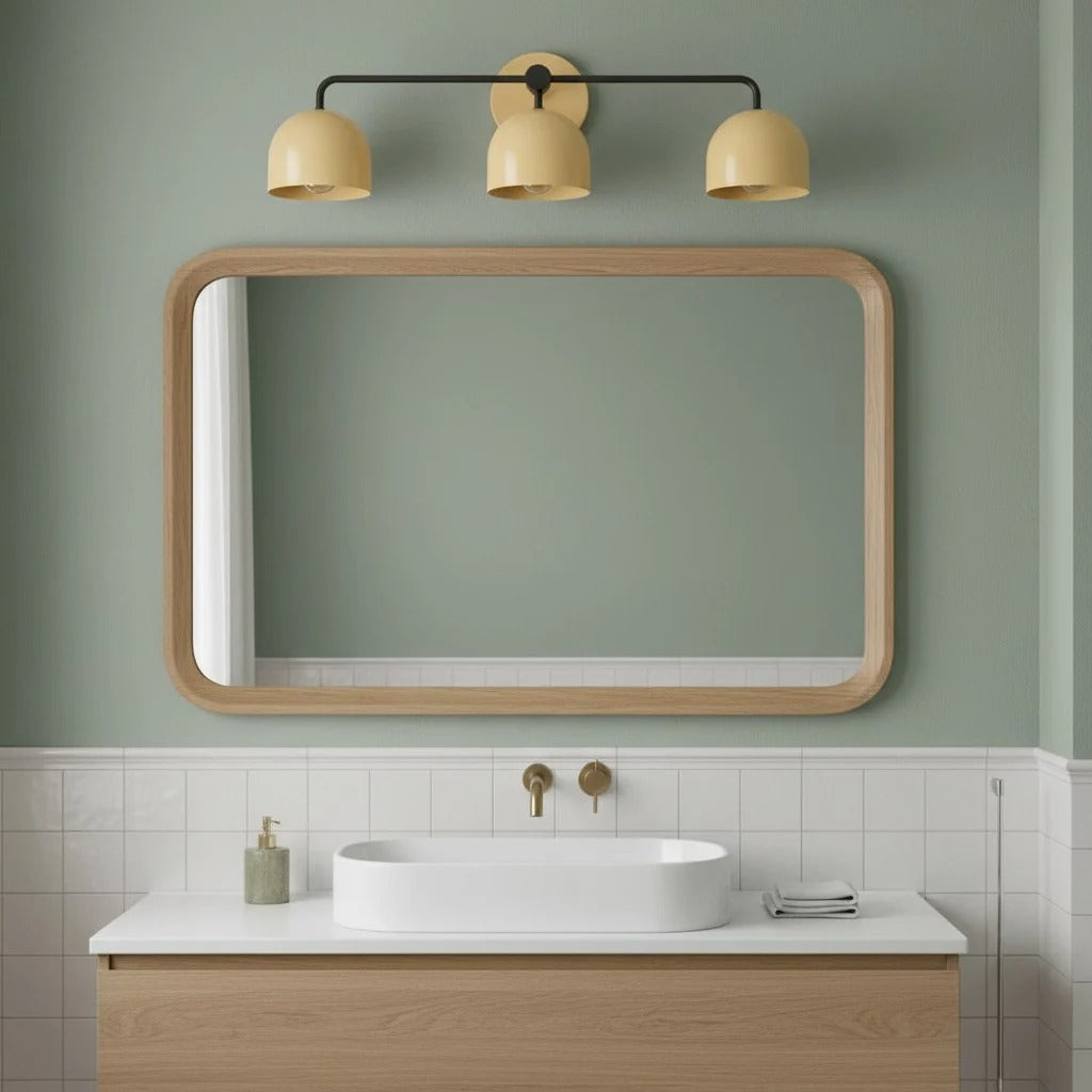 Chroma Brass White Wall Light Contemporary Living Room