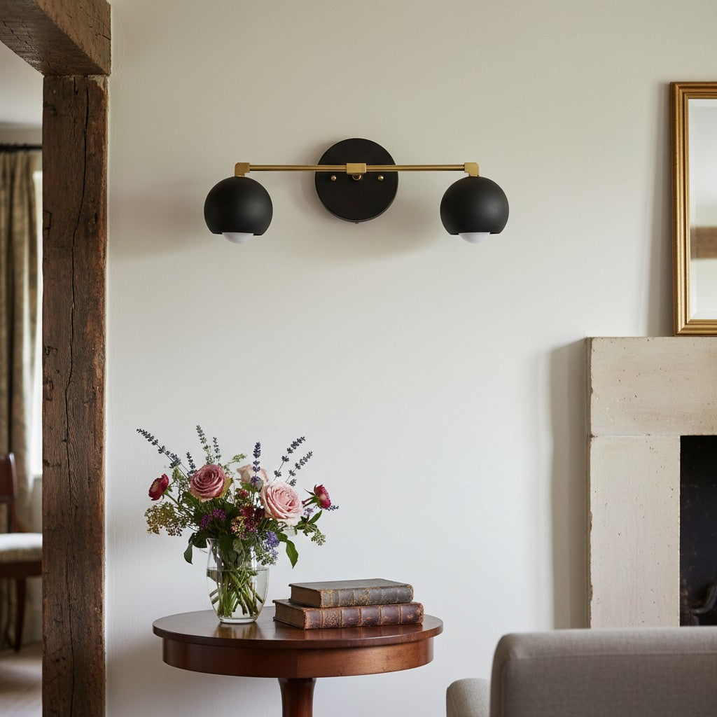 Chroma Globe Wall Sconce Bathroom Light