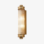 Haze Ribbed Glass Wall Sconce