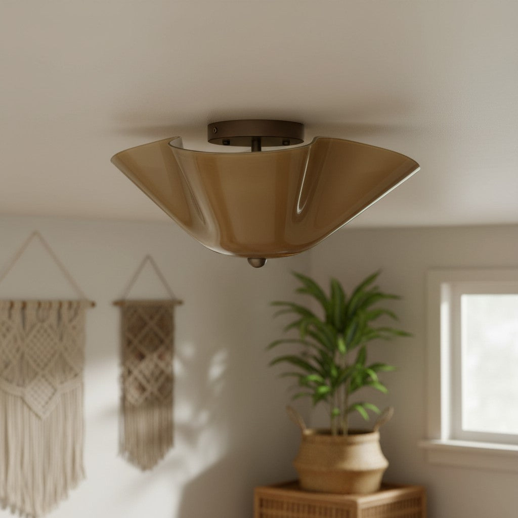 Musa Ceiling Light Metal&Glass