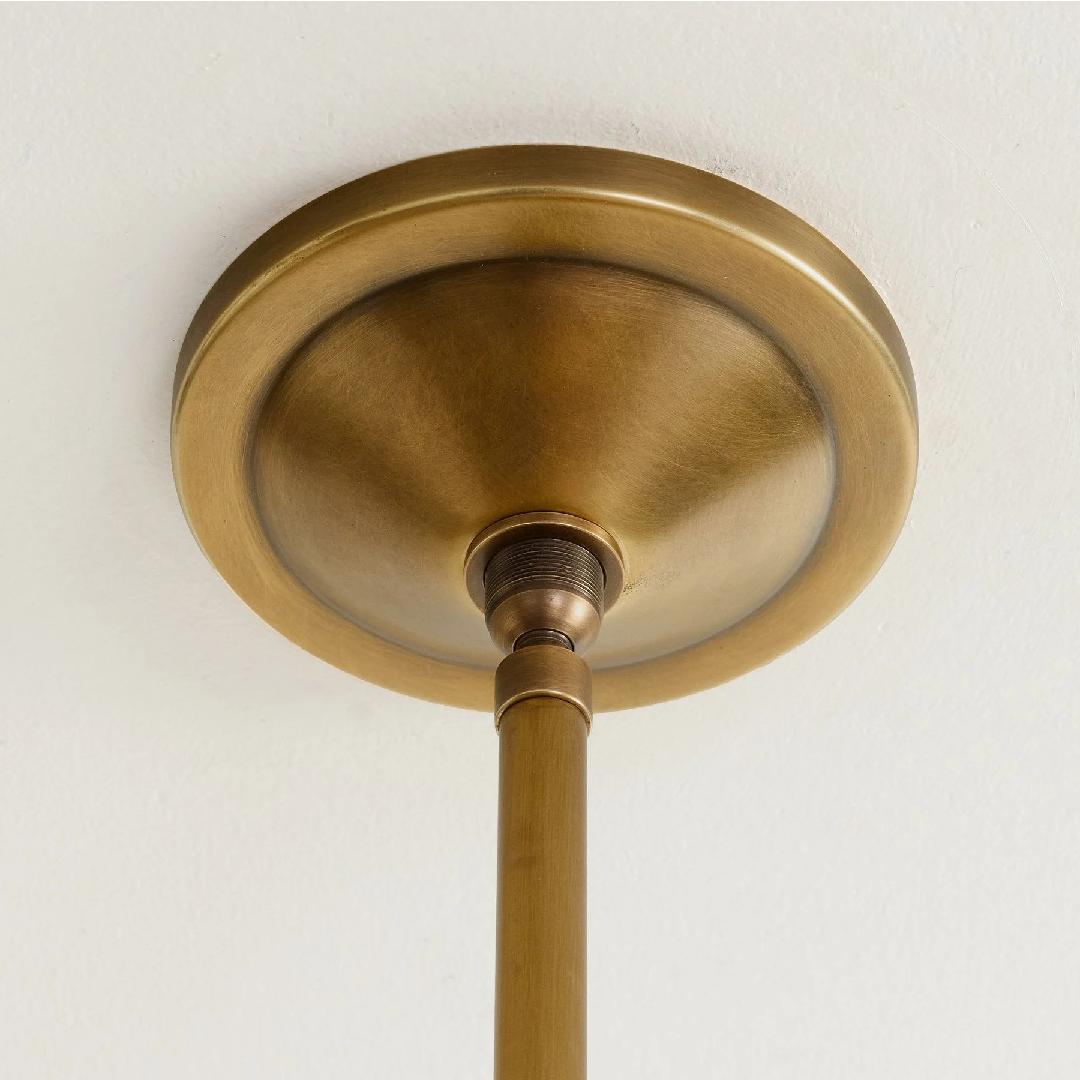 Guard Outdoor Brass Metal Pendant Light