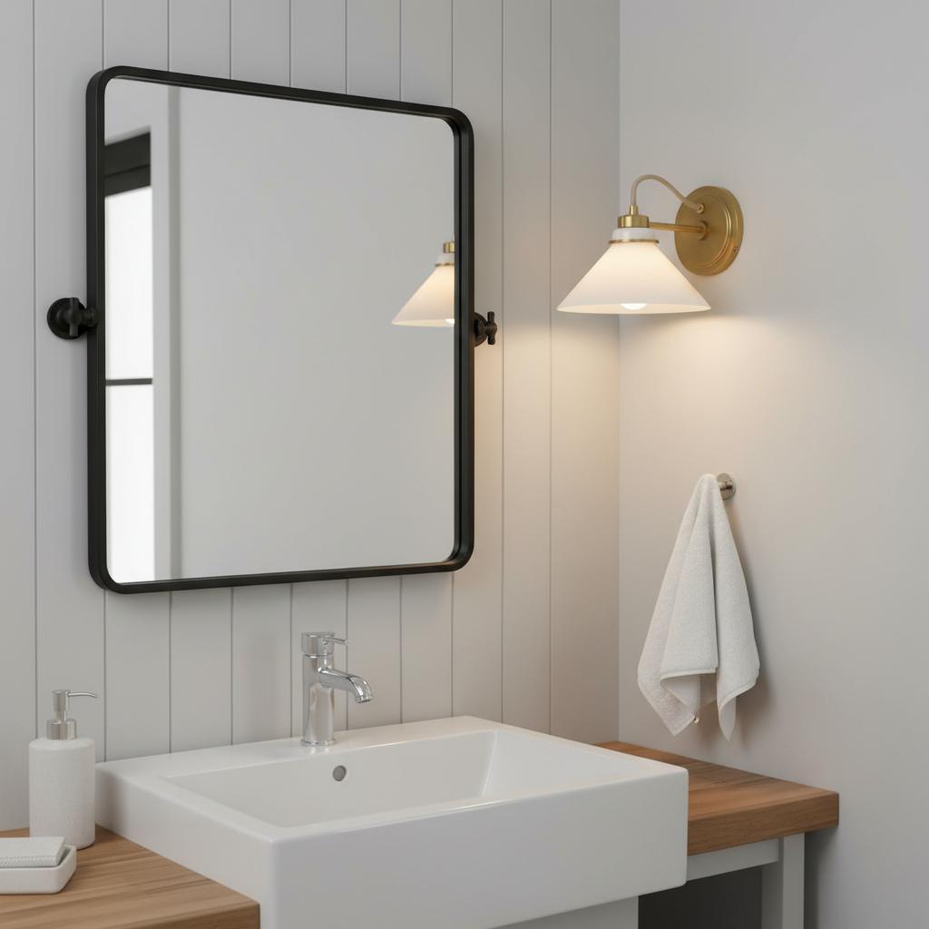 Grange Wall Lamp Metal&Glass