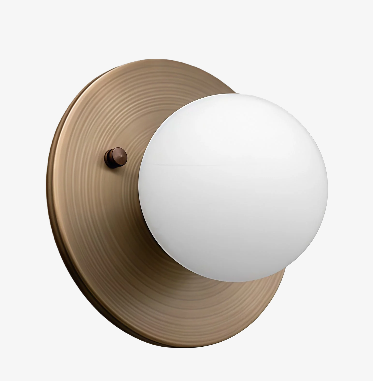 Pearl Wall Lamp Brass&Glass