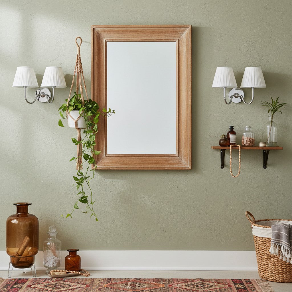 Grace Brass Linen Wall Lamp