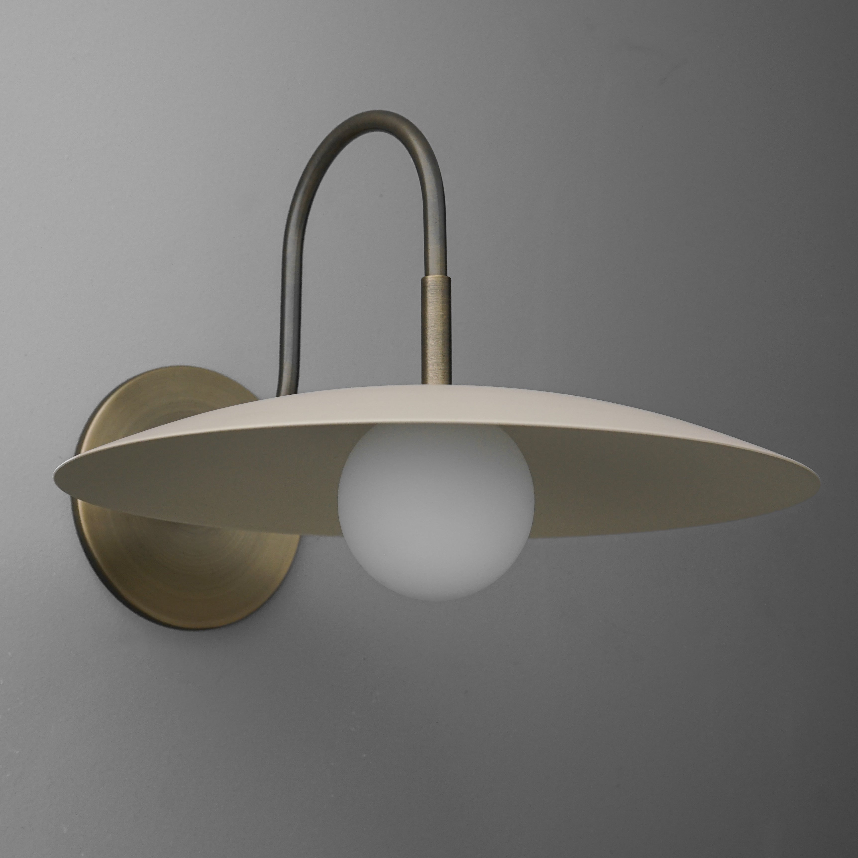 Disc Wall Sconce Metal Modern Bedroom